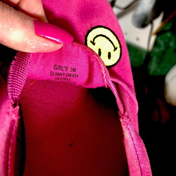 Mia Girls Shoes Sunny DK Pink Size 3 Medium - Picture 7 of 8